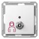 Merten MEG4846-0319 outlet f.Birntaster Comfort polarwhite gl. Sys.M