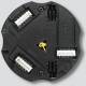 Siedle BTM 650-1/-4 Adapter für BusTastenmodul Schwarz 029524