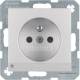 Berker 6765101404 Steckdose B.7 alu, matt