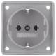 Berker 941852506 SCHUKO Integro socket outlet inserts matt gray