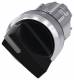Siemens 3SU10522BC100AA0 SIEM 3SU1052-2BC10-0AA0 Knebelschalter, Metall, Hochglanz, schwarz