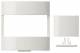 GIRA 147101 Abdeckung Schalter Komfort System 55 Cremeweiß