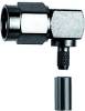 Telegärtner 100024632 SMA cable right-angle connector Cr Au G3 (RG178B/U)