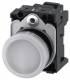 Siemens 3SU11066AA603AA0 3SU1106-6AA60-3AA0 indicator, 22mm round white lens smooth AC 230V