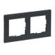 Legrand 765472 SEANO 2-fach Rahmen in Anthrazit lackiert