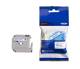 Brother MK233 Label Tape - 12.70 mm Width x 7.99 m Length - Direct Thermal - White - 1 Each