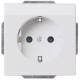 Busch Jaeger 2CKA002011A3810 BJ 20EUN-83 Steckdose mit BeschriftungsFeld future linear alusilber