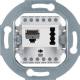 Hager WDF4104 UAE 8(6)/TAE 6 F+N socket outlet pws matte module insert UP