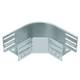 OBO Bettermann 6036700 RB 90 810 FS Bogen 90° für Kabelrinne horizontal