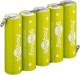 Goobay 55582 5x AA (Mignon) Akku - 2100 mAh - Lötfahne (Z), LSD-NiMH Akku (Ready-to-Use), 6 V, 