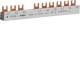 Hager KDN363J Phasenschiene 3-polig mit Gabelanschluss 10 mm² 63 A 10 Module