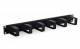 Triton 48,3 cm ( 19 inch )ZBH. Cable management panel with 6 metal brackets, 1U, black, patch panel,