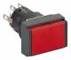 Schneider Electric XB6EDW4B2P Schneider Leuchtdrucktaster 2W rot rechteckig flach LED 24V Mono