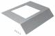 Hager AKM250200Q06 cover punched Q06 200x200mm 400mm from AK 250x70mm