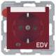 Berker 41108915 Steckdose SCHUKO mit Kontroll-LED,Beschriftungsfeld S.1