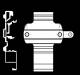 Siemens 7NG3092-8KA Hutschienenadapter f Kopftransmitter (5 Stück)