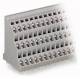 WAGO 737-112 three-tier terminal strip for circuit boards 0.08-2.5 mm² gray