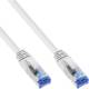 InLine patch cable S/FTP PiMf C6a white 3m