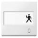 Merten MEG3365-0419 rocker m.Schriftfeld +, Kz bell polar white System M