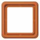 Jung CD581WUO 1x frame, 81x81mm orange shatterproof for ASG