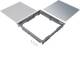 Hager BDQ08127011 Blind cover ultra-flat Q08 294x294 for 12 mm floor covering iron grey
