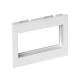 OBO Bettermann 6121108 BRK CF2 M45 rws 2f Rahmen für Modul 45 RAL9010 135x80x28 PC/ABS rws