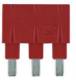 Harting Han ES Press Steckbrücke 1x3 rot längs 16A 09330009831