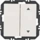 Berker 24126389 Wandsendermodul Enocean mit Wippe 2fach einseitig mit Symbol Pfeile Q.X