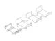 Niedax MTCE54.200E4 MTCE 54.200 E4 Bogen 90° für MTC Gitterrinne 54x200 mm Edelstahl 1.4401 1.4304