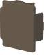Hager LF3003068014 Endstück hfr zu LF 30x30 mm braun
