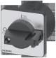 Siemens 3LD93434C 3LD9343-4C Knebel schwarz 48x48 mm Front- und Zentrallochbefestigung 22,5 mm
