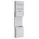 ABN ABNPZ107E0002 PZ107E0002 Zählerfeld eHZ 2Z Res. o.Verdr. 250x1050 SaS 40 mm