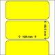 OEM-Factory Etiketten - Thermo 100 x 60,5mm, perm., K40, GELB