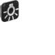 Hager WNA900 lens with print symbol light 10er-set W.1 IP55 grey