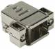 09670370443 Harting D-Sub housing, 37-pin, straight metalized plastic
