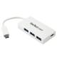 STARTECH.COM 4-Port USB-C Hub - USB-C to 1x USB-C and 3x USB-A - USB 3.0 Hub - White