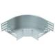 OBO Bettermann 6036702 RB 90 820 FS Bogen 90° für Kabelrinne horizontal