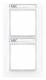 Jung AC582BFNAWW frame 2-fold lettering vertically broken. A creation alpine white