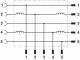Phoenix Contact 1424711 Phoenix SAC-5PT-FB/2XMB PBDP SH Bussystem-T-Verteiler