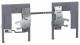 Hager HXW166H Link interlock kit 4Polig x630/P630