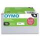 DYMO D1 polyester tape value pack 19mmx7m black->white 10pcs