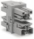 WAGO 770-1705 distributor 3-way 1x plug / 3 x socket light green