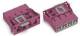 WAGO 770-794 plug snap-in version 4p 100% mismated protection 0.5-4qmm pink