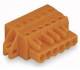 WAGO 231-306/031-000 231-306 / 031-000 female connector, 6-pin orange 0,08-2,5qmm