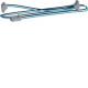 Hager KU9S80YE Y-LtguniversZ 800x200 mm schwarz/blau 1 Stecker/2 Buchse VPE=1 Stück