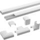 InLine® Kabelkanal-Set, selbstklebend, 25 x 13 mm, 80 cm Länge, weiß