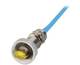 Patchkabel RJ45, CAT6A 500 MHz, 1,0 m, blau, S-STP(S/FTP), IP67, Kabelverschraubung, M25