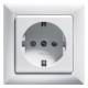 Eltako 30000652 DSS + SDO55-rw socket outlet, pure white m.Oberteil 30,000,652