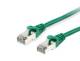 Equip 615547 Patch cable Cat6 S/FTP 2xRJ45 50.00 m green LSZH poly bag