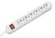 Bachmann 381.151K Tischsteckdose, 6xDosen (CEE7) -> Plug (CEE7), 3m, with switch, black